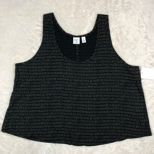 BP. Junoirs Black Printed Tank Top Size M